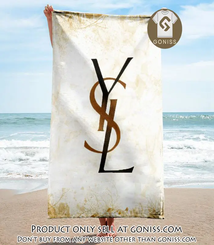 Yves saint laurent beach towel luxury brand hot trending summer  bt00300 gn0452002